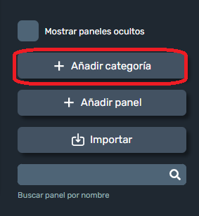 añadir categoria en Dragsa