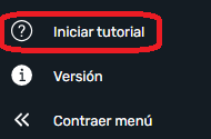 Botón iniciar onboarding de la interfaz gráfica de Dragsa