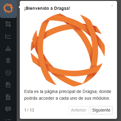 Inicio del tutorial de la interfaz gráfica de Dragsa