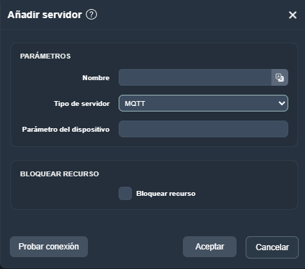 Añadir servidor de MQTT de API