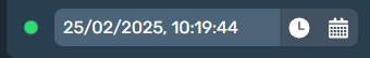 Botón de Wayback de los paneles de Dragsa en modo runtime