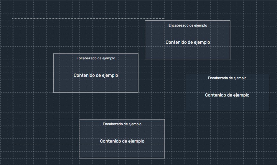 Selección multiple de elementos en diseño de paneles de Dragsa