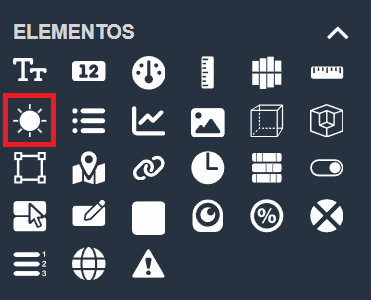 Indicador LED en paneles de la interfaz gráfica de Dragsa