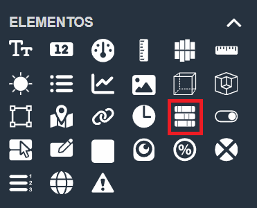 Línea temporal de estados en paneles de la interfaz gráfica de Dragsa