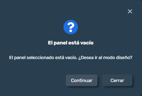 Panel vacío en Dragsa